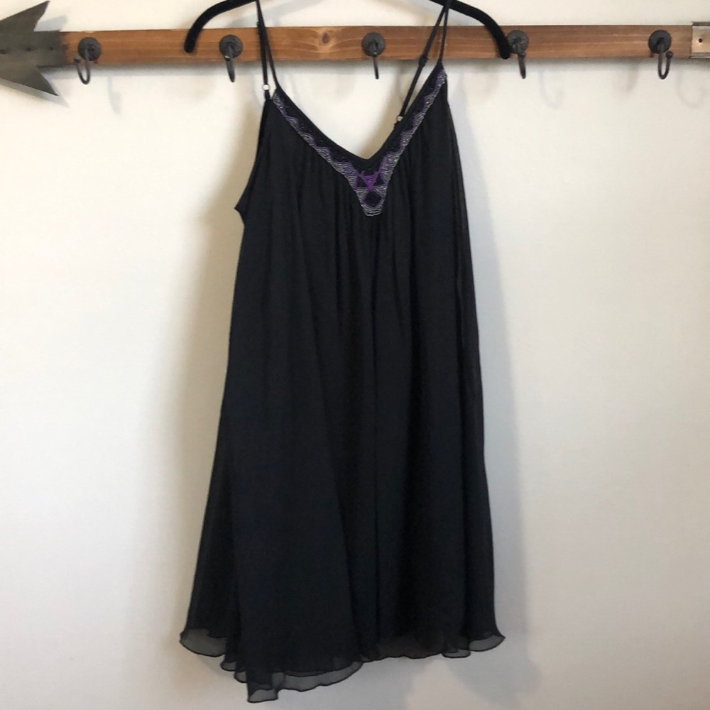 Black babydoll dress
